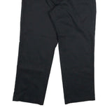 DICKIES Mens Regular Black Cotton Blend Trousers W38 L29 Workwear Zip Closure