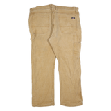DICKIES Mens Jeans Beige Regular Straight Denim Medium W40 L30 Durable Workwear