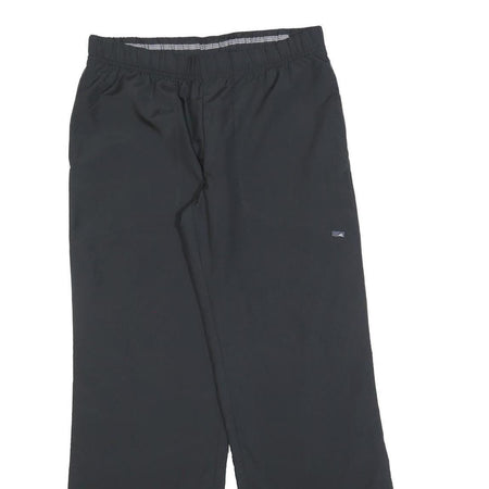 ADIDAS Womens Joggers Black UK 14 W32 L30 Regular Tapered Comfortable Sportswear