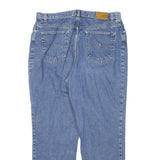 TOMMY HILFIGER Womens Relaxed Blue Denim Medium W32 L27 Jeans Cotton Blend Zip