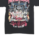 HARD ROCK CAFE Mens Black Las Vegas Graphic T-Shirt S Short Sleeve Crew Neck