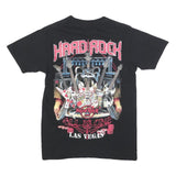 HARD ROCK CAFE Mens Black Las Vegas Graphic T-Shirt S Short Sleeve Crew Neck