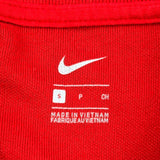 Nike Polo Shirt - Small Red Cotton