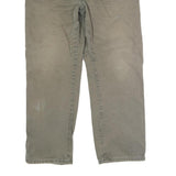 DICKIES Mens Cotton Beige Regular Fit Straight Trousers W38 L31 Workwear Button