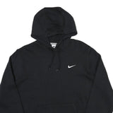NIKE Womens Black Hoodie L Cotton Pullover Casual Sports Sweatshirt