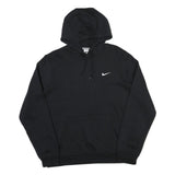 NIKE Womens Black Hoodie L Cotton Pullover Casual Sports Sweatshirt