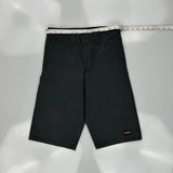 Dickies Chino Shorts - 32W 12L Black Polyester Blend