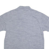 LEVI'S Mens Blue Casual Cotton Short Sleeve Shirt L Button Front Pockets