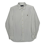 Polo By Ralph Lauren Shirt - Medium White Cotton