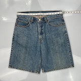 Levis Denim Shorts - 34W 10L Blue Cotton