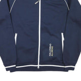 CLIQUE Mens Navy Blue Zip Jacket L Polyester Blend Track Sports Casual