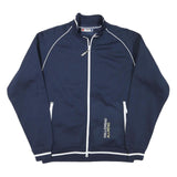 CLIQUE Mens Navy Blue Zip Jacket L Polyester Blend Track Sports Casual