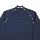 CLIQUE Mens Navy Blue Zip Jacket L Polyester Blend Track Sports Casual