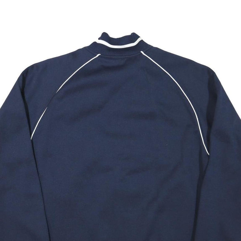 CLIQUE Mens Navy Blue Zip Jacket L Polyester Blend Track Sports Casual