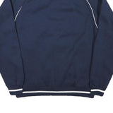 CLIQUE Mens Navy Blue Zip Jacket L Polyester Blend Track Sports Casual