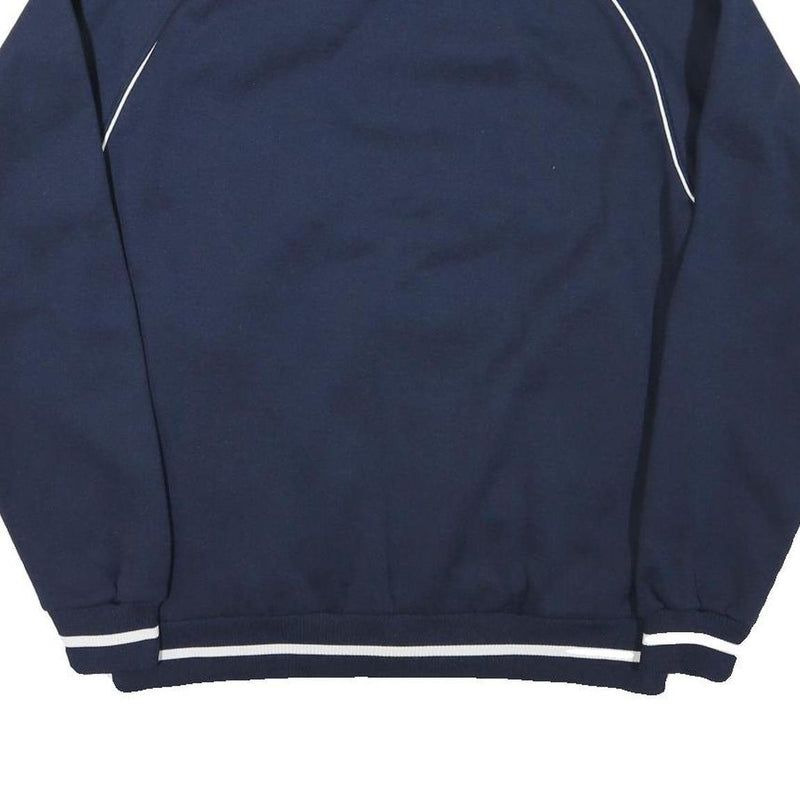 CLIQUE Mens Navy Blue Zip Jacket L Polyester Blend Track Sports Casual