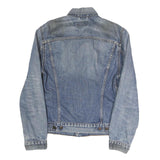 LEVI'S Mens Blue Denim Button Jacket M Cotton Classic Casual Outerwear