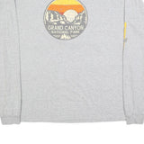 PRAIRIE MOUNTAIN Mens Grey Grand Canyon National Park Long Sleeve Crew Neck XL