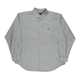 Blake Ralph Lauren Checked Shirt - XL Blue Cotton