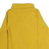 JIGSAW Womens Yellow Plain Jumper Roll Neck Basic Knit XS Cotton Blend Soft