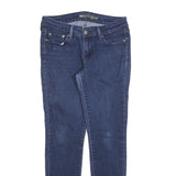 LEVI'S Womens Slim Blue Denim Jeans W26 L27 Zip Cotton Blend