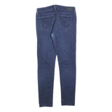 LEVI'S Womens Slim Blue Denim Jeans W26 L27 Zip Cotton Blend
