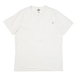 DICKIES Mens White Pocket T-Shirt XL Short Sleeve Crew Neck Casual Cotton Blend