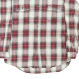 FIELD & STREAM Mens Red & White Check Shirt L Long Sleeve Cotton Blend Casual