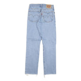 LEVI'S 501 Womens Jeans Blue Regular Straight Denim Stone Wash W24 L26