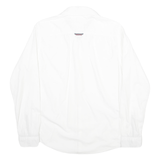TOMMY HILFIGER Mens White Casual Shirt M Button Down Collar Long Sleeve Cotton