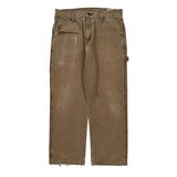 Unbranded Carpenter Trousers - 32W 30L Brown Cotton