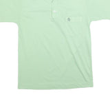 GRAND SLAM Mens Light Green Short Sleeve Plain Pocket Polo Shirt M Classic