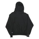CHAMPION REVERSE WEAVE Mens Black Boston Pullover Hoodie L Cotton Blend