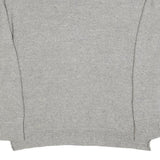 LAUREN RALPH LAUREN Womens Grey Plain Crew Neck Cotton Jumper L Classic Knitwear