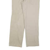 DICKIES Mens Cotton Blend Beige Regular Fit Straight Leg Trousers W36 L34