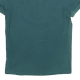 PUMA Mens Green Polo Shirt Short Sleeve Plain M Cotton Blend Sport Casual