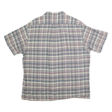 RALPH LAUREN POLO JEANS COMPANY Mens Blue & Pink Check Shirt XL Classic Short