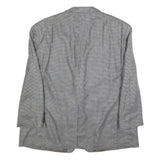 LAUREN RALPH LAUREN Mens Grey & Black Tailored Silk Blend Classic Jacket 2XL