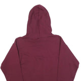 HANES Mens Maroon Pullover Hoodie S Plain Cotton Blend Casual Workwear