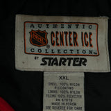 Chicago Blackhawks Starter Graphic Jacket - 2XL Black Nylon