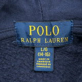 Age 14-16 Polo By Ralph Lauren Hoodie - Large Navy Cotton