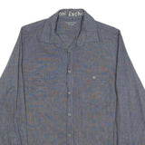 ARMANI EXCHANGE Mens Blue Shirt S Cotton Long Sleeve Casual Stylish