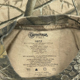 Age 10-12 Outfitters Ridge Camo Long Sleeve T-Shirt - Medium Camo Cotton