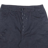 CARHARTT Mens Shorts Black Casual XL W35 Drawstring Cotton Blend