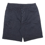 CARHARTT Mens Shorts Black Casual XL W35 Drawstring Cotton Blend
