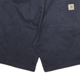 CARHARTT Mens Shorts Black Casual XL W35 Drawstring Cotton Blend