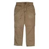 Carhartt Carpenter Trousers - 30W 32L Beige Cotton
