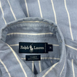 Ralph Lauren Striped Shirt - Medium Blue Cotton