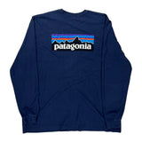 Patagonia Long Sleeve T-Shirt - No Size Blue Cotton