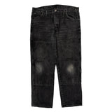 Dickies Double Knee Jeans - 37W 31L Black Cotton